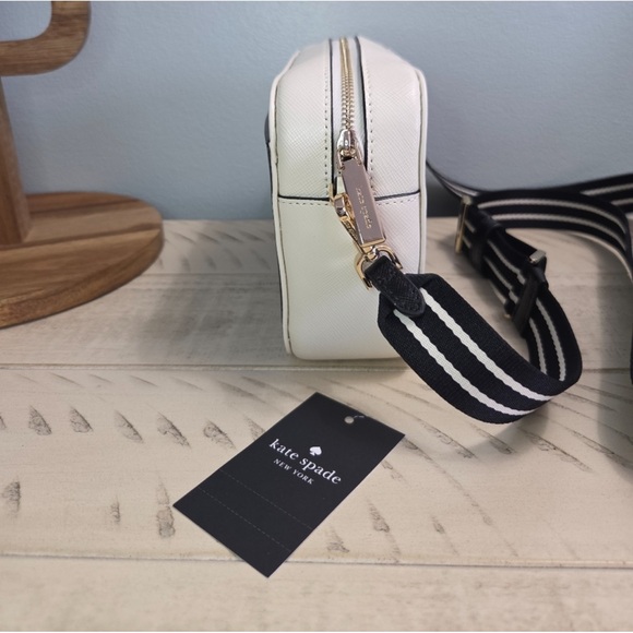 Kate Spade Black and Cream Crossbody Bag - Picture 8 of 14